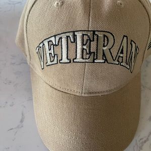 Military Veterans Cap Khaki